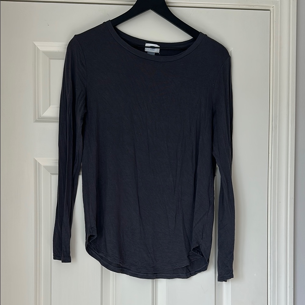 Old Navy Dark Gray Long Sleeve Top